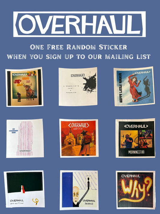 OVERHAUL - One Free Random Sticker for Email.