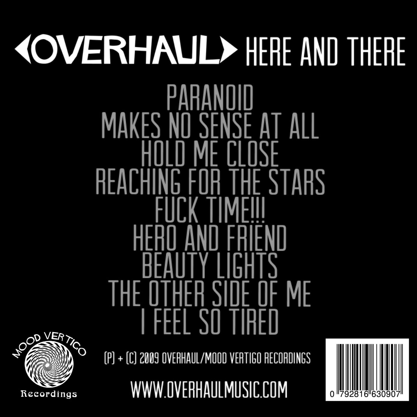 OVERHAUL - Here and There (2009) CD