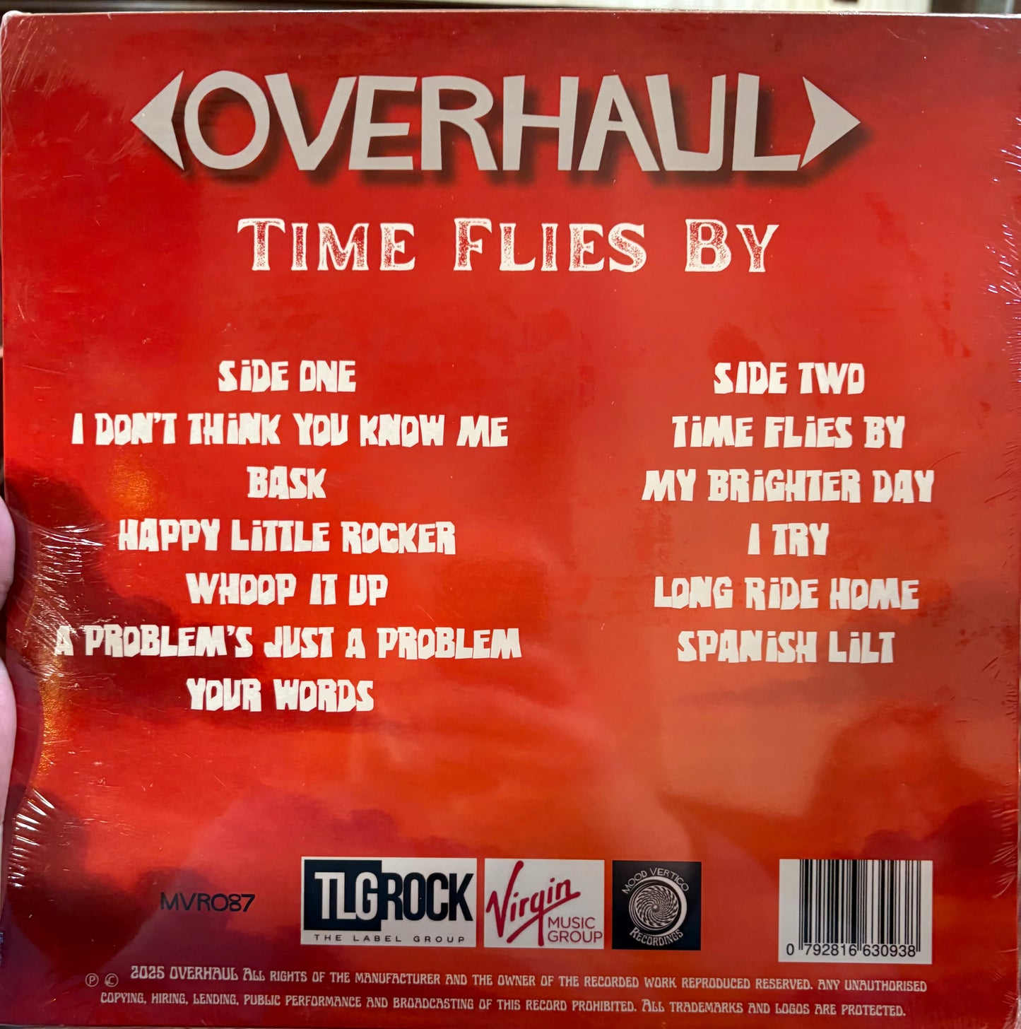 OVERHAUL - **Limited Run** Time Flies By (2025) Vinyl